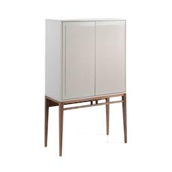 AC ANGEL CERDA Angel Cerdá Buffet haut beige et noyer 3073C 90 x 40 x 150 - gris Bois manufacturé 8435631003441_0