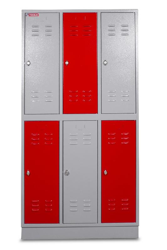 Armoire robuste à 6 casiers MW Tools LOK32VG_0