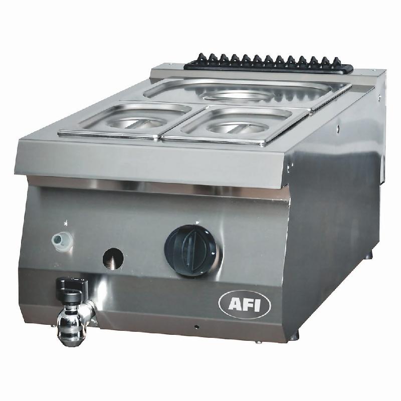 Bain marie professionnel à gaz 1 bac gn 1/1 à poser - BMP7G40_0