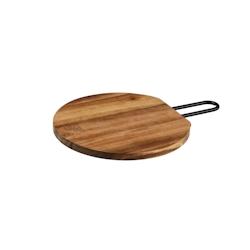 Bjorn Planche à découper en bois d'acacia STINE - Ø26cm - marron 3701488307328_0