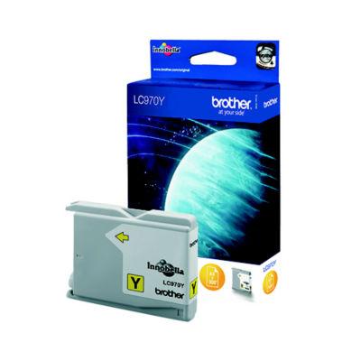 Cartouche Brother LC970Y jaune pour imprimantes jet d'encre_0