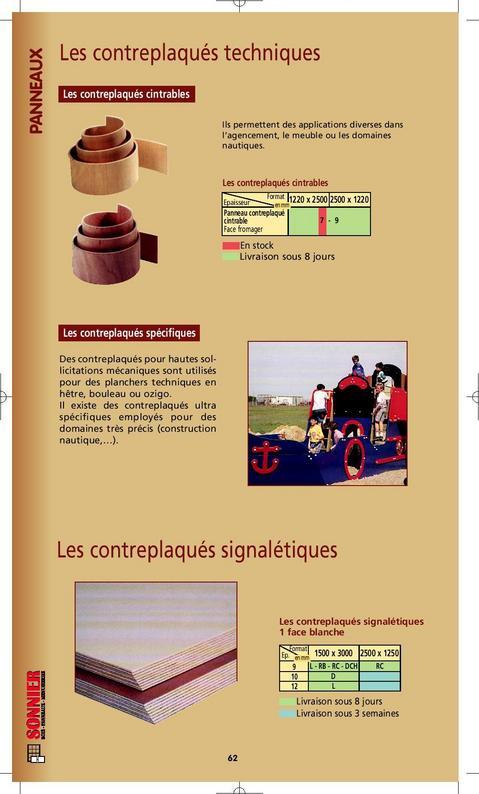 Contreplaqués cintrables - Format 1220x2500 mm - Épaisseur 2500x1220 mm_0