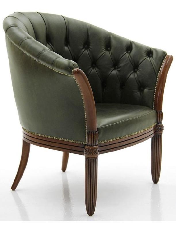 Fauteuil William - structure en hêtre - entièrement rembourré - dos tendu sans capiton_0