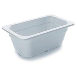 Bac Gastro GN 1/4 Mélamine - Profondeur 100 mm - 2,5 L - Lacor - blanc 66410E_0