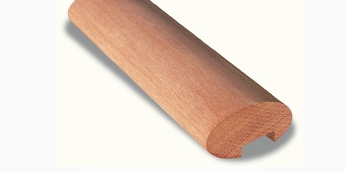 Main courante en bois exotique moabi - 2m - largeur 70mm - gorge 20x10mm - Référence 25500_0