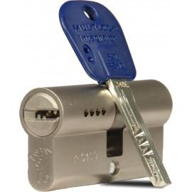 MUL-T-LOCK CYLINDRE LAITON SÉCURITÉ INTEGRATOR AVEC 3 CLÉS + CARTE