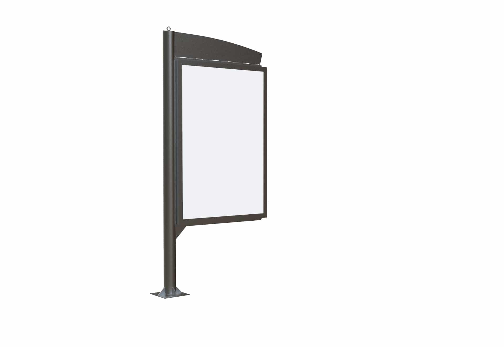 Planimetre d'affichage 2M2 double face avec éclairage LED - GAMME R_0