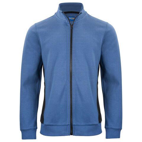 PROJOB 2129 SWEATSHIRT PRIO BICOLORE FULL ZIP BLEU CIEL - TAILLE L