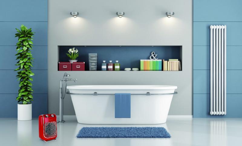 Radiateur soufflant mobile électrique THOMSON Fifty - 2000W - IP21 - Salle de bain_0