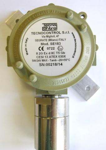 Sonde de détection de gaz ATEX 2G - Antidéflagrante SE 183K pour chaufferies_0