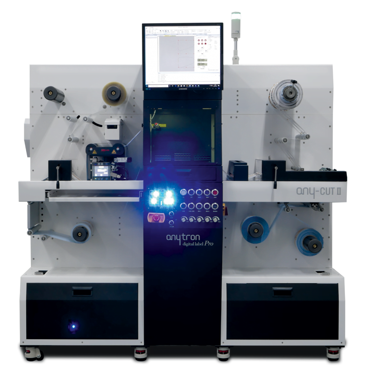 Système de découpe d'étiquettes laser - Anytron Anycut II - Finition laser tout-en-un, laminage et découpe numérique_0