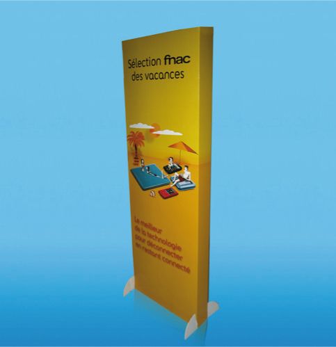 Totem rectangulaire - FNA Display - personnalisable et sur mesure en carton ou akilux_0