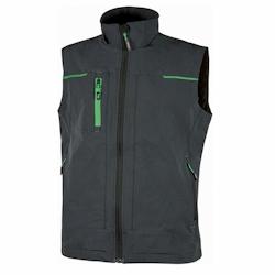 U-Power - Gilet de travail en tissu gris vert SATURN Gris / Vert Taille M - M gris 8033546465165_0
