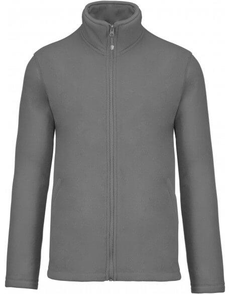 Veste micropolaire de travail homme 300gr - anti-boulochage - por0001_0