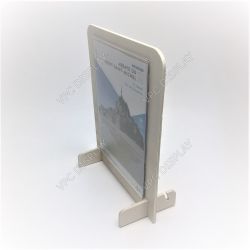 VPE0875 - Porte-visuel de comptoir en bois - Format A4 vertical (30 cm x 21 cm) - Éco-responsable_0