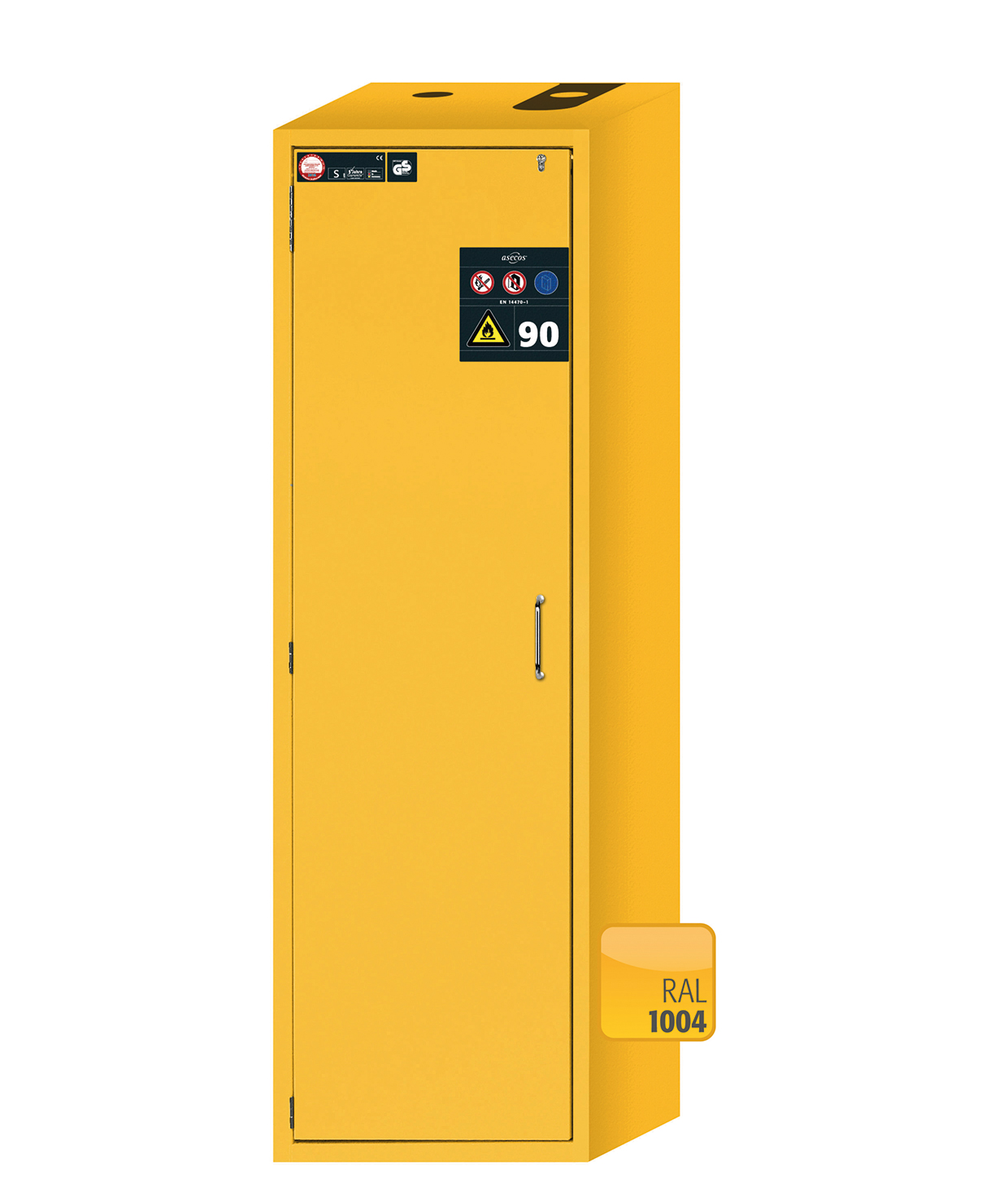 Armoire de sécurité S-CLASSIC-90 modèle S90.196.060.WDAS - Réf 30228-002-30261 - Type 90 - stockage de substances inflammables conforme NF EN 14470-1_0