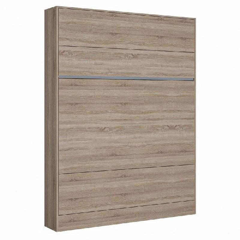 Armoire lit escamotable BERMUDES  chêne 160*200 cm_0