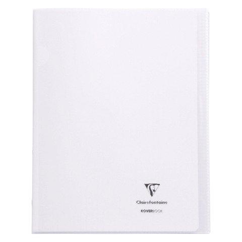 CAHIER KOVERBOOK CLAIREFONTAINE 24 X 32 CM GRAND CARREAUX 96 PAGES - INCOLORE