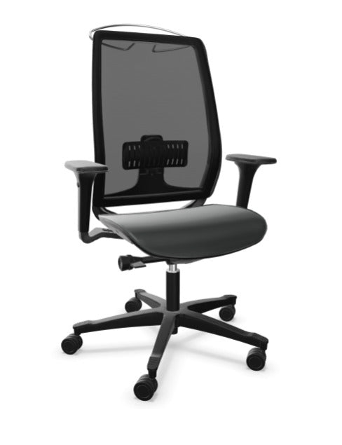 Chaise de bureau ergonomique et professionnelle en résille - THENET_0