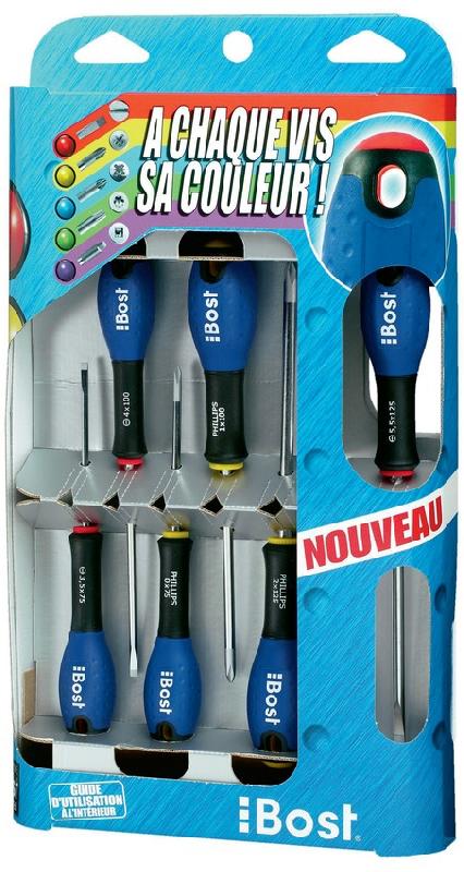 Vissage - Coffrets Tournevis - BOST 849660 COFFRET 6 TVS EXPERT 2