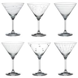Coffret de 6 verres à cocktail Graphik 35 cl -  29 cl Transparent Rond Cristallin Table Passion - transparent 8593401920562_0