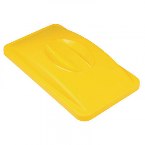 COUVERCLE JAUNE POUR POUBELLE SLIM JIM PROFESSIONNELLE RUBBERMAID