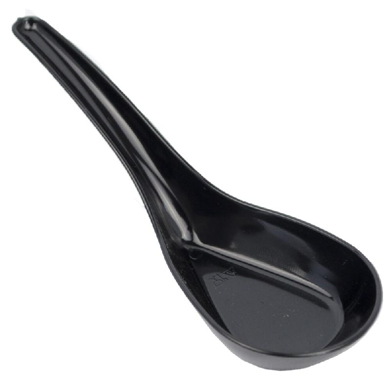Cuillere Chinoise - Noire - par 50 - noir plastique 3760394097334_0