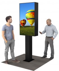 Écran vitrine double face KAZAN - 2 écrans 55 pouces haute luminosité 2500 candelas et 450 candelas_0