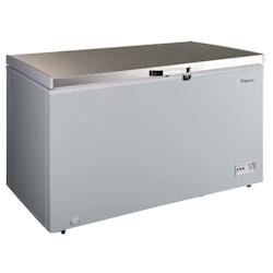FrigeluX CV555IXXD Congélateur coffre 488 L,  Corps gris et porte inox, Classe D FrigeluX CV555IXXD - gris CV555IXXD_0