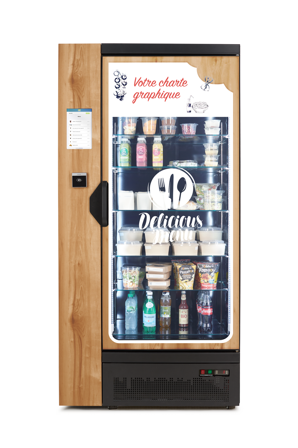Frigo connecté professionnel - valorisant et innovant - EAT MACHINE pour restaurant_0
