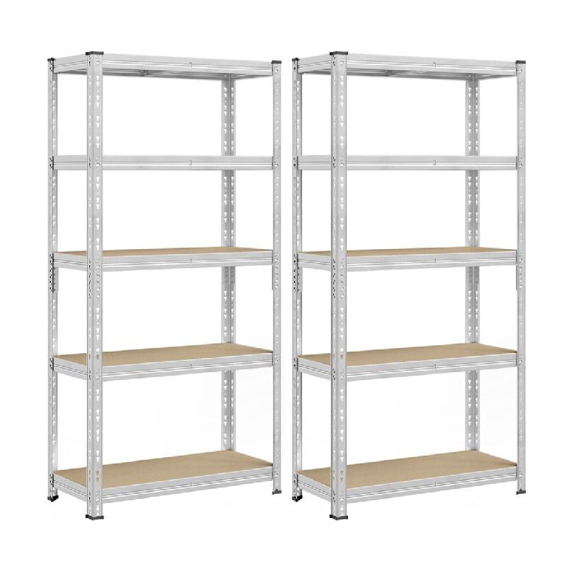 Helloshop26 - Étagère de rangement charge lourde étagère de garage 50 x 100 x 200 cm capacité de charge jusqu'à 875 kg montage 12_0005715 - 3000_0