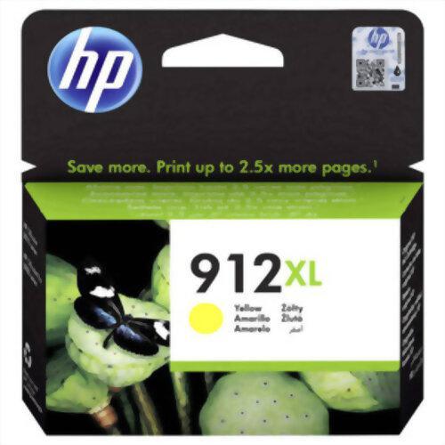 Hp 912xl cartouche encre jaune gd capacité authentique (3yl83ae) hp officejet pro 8010 series/8020 series_0