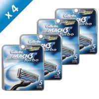 LAME DE RASOIR VENDUE SEULE GILLETTE GILLETTE MACH3 TURBO 5 LAMES X4