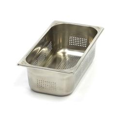Maxima Récipient gastronorm - 1/3 GN - profondeur 10 cm - acier inoxydable - perforé - 3701117758422_0