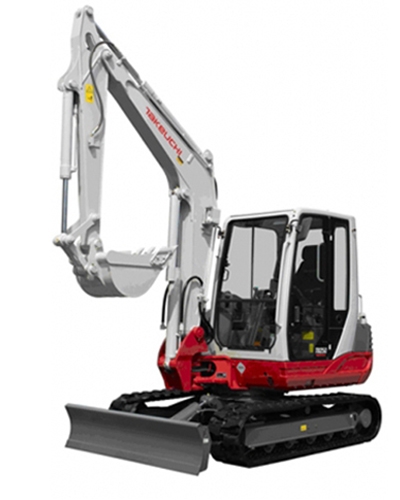 Mini-pelle Takeuchi TB250 - 5 tonnes - contrepoids adapté, grande stabilité_0