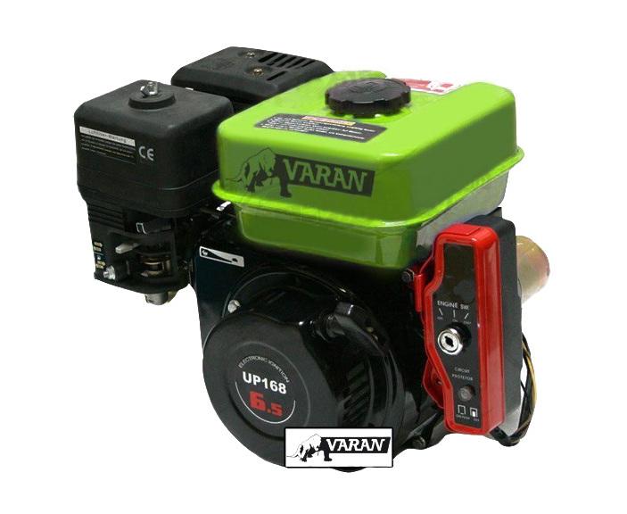 MOTEUR ESSENCE 4,8KW 6,5 PS 196CC + DÉMARRAGE ELECTRIQUE - VARAN MOTORS