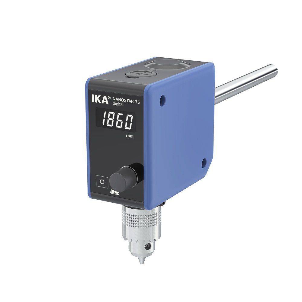 Nanostar 7.5 digital - Agitateurs à hélice de laboratoire - IKA - Plage de vitesse 50-2000 rpm - Compact et performant_0