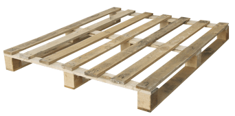 Palettes légères en bois - Usage unique - Charge dynamique 400 kg - Dimensions variées_0