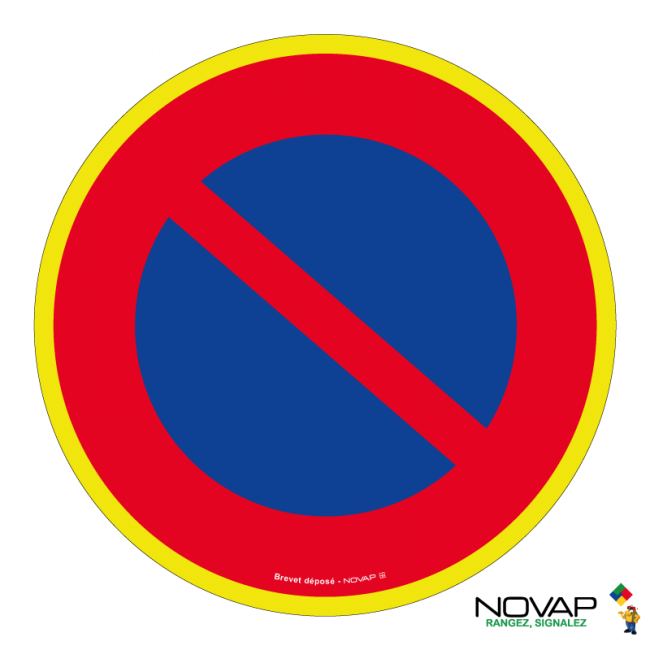 Panneaux rigides ronds hautes visibilités 300 mm interdictions obligations - PNRPSCHV-NV04/IS_0