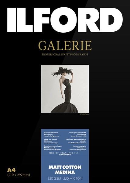 Papier fine art ilford galerie matt cotton médina 320gr/m², a4, 25 feuilles_0