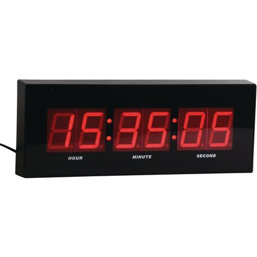 PETITE HORLOGE LED ROUGE - MANUTAN Comparer les prix de PETITE HORLOGE LED  ROUGE - MANUTAN sur Hellopro.fr