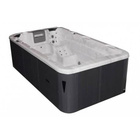SWIMSPA AQUATIC 1 - Spa de nage 400x228x126 cm avec 39 jets de massage et éclairage LED_0