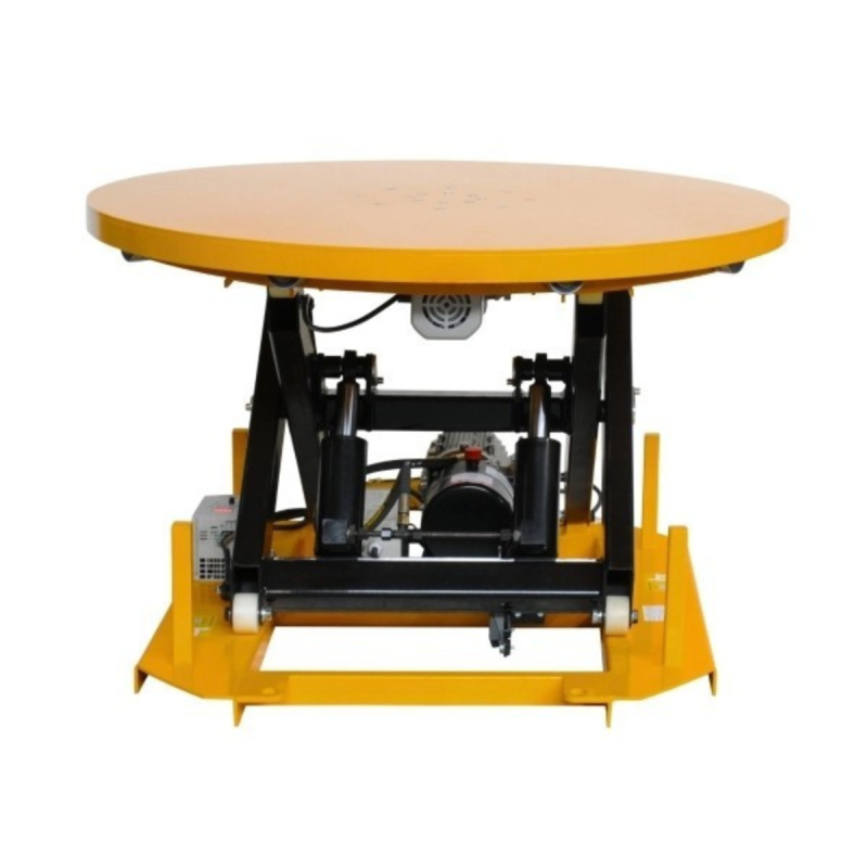 Table élévatrice avec plateau rotatif_0