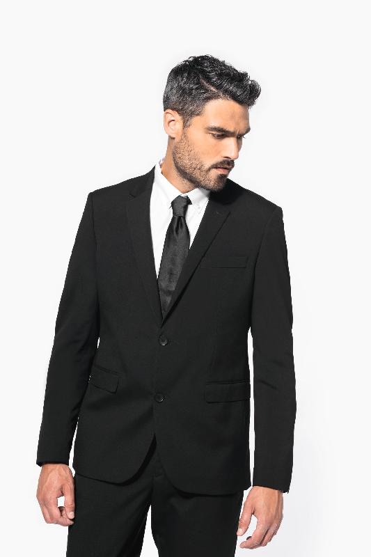 Veste homme Kariban - Réf: K6130 - 64% polyester, 34% viscose, 2% élasthanne_0