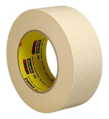 Scotch ruban adhésif de masquage - papier crêpé spécifique 202B chamois - excellente résistance aux solvants_0