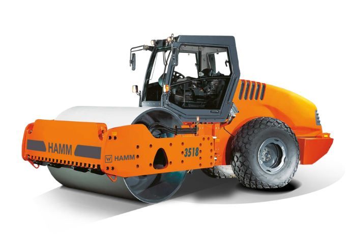 3518 H176 Compacteur monocylindre - HAMM - Poids 17 825 kg - Cylindre lisse avec équipement optionnel_0