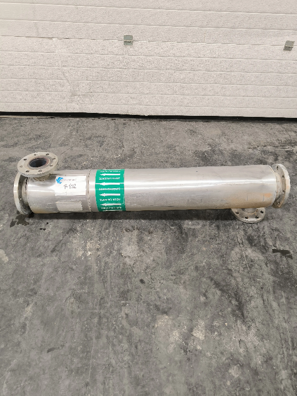 Échangeur de chaleur tubulaire en acier inox 316L 2,4 m² - SACOME TFMI-4-360-1-6