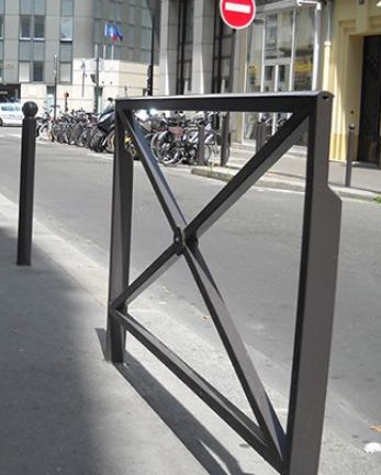 Barandreas - barrières de trottoir (voirie) - norcor - décor : croix de saint-andré_0