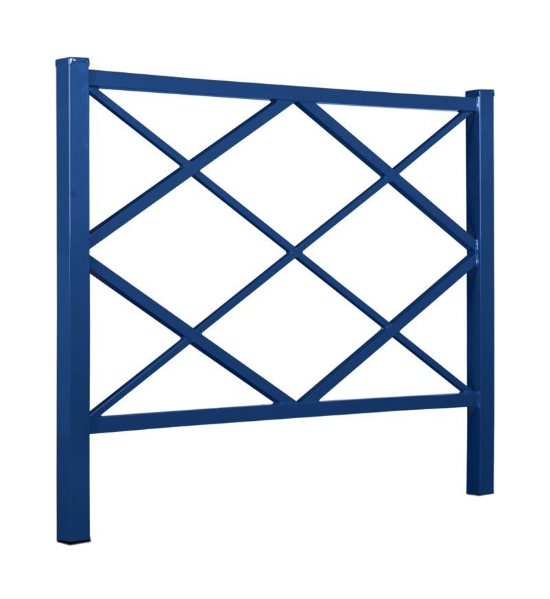 Barrière Opéra - Serem - Longueur 150 cm, Hauteur 105 cm - Tube acier et peinture époxy antirouille_0