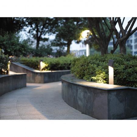 Borne lumineuse SUEVIS IP54 LED COB 7W 3000K anthracite - aluminium - éclairage extérieur_0